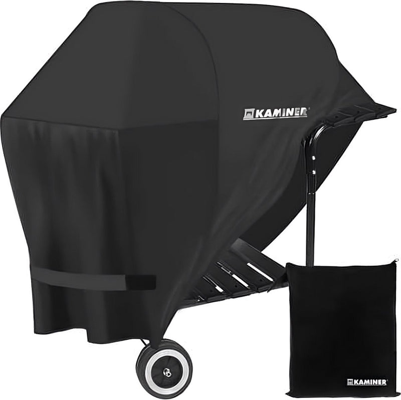 Kaminer - Barbecue Cover - 100x60x95cm - Universal BBQ Cover - BBQ Cover - BBQ Protective Cover - Waterproof - Black