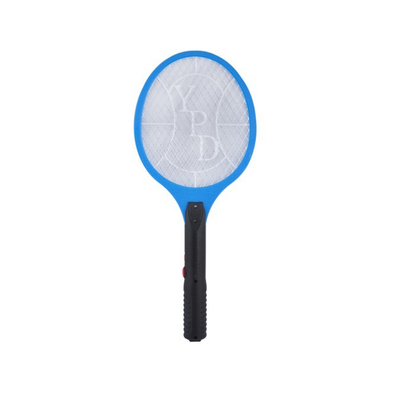 Fly swatter Electric Rechargeable - Plug Rechargeable - Blue - Plastic - Safe and Effective
