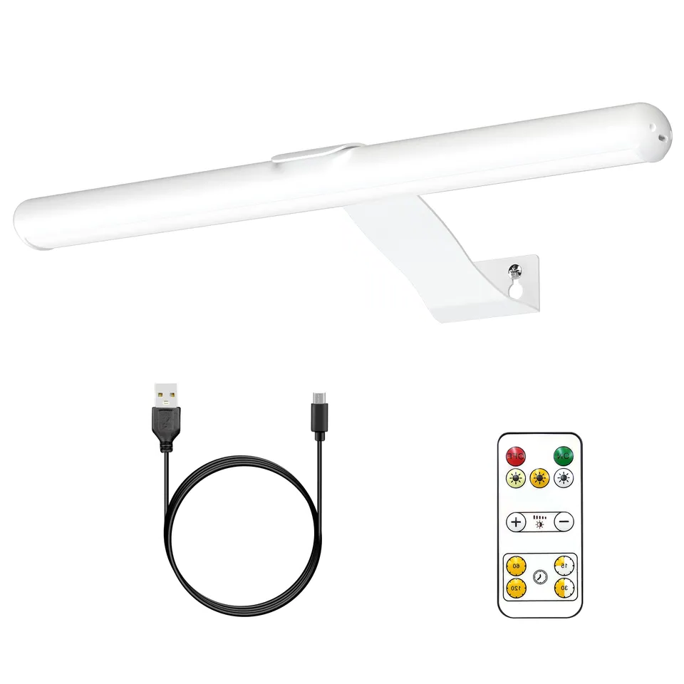 Oplaadbare Schilderijverlichting - Draadloze Wandlamp - Draadloze Schilderijverlichting Oplaadbaar - Touch en remote - Dimbaar LED 3000K/4000K/6500K - Oplaadbare Schilderijlamp Snoerloos - Sterke Accu Schilderijlamp